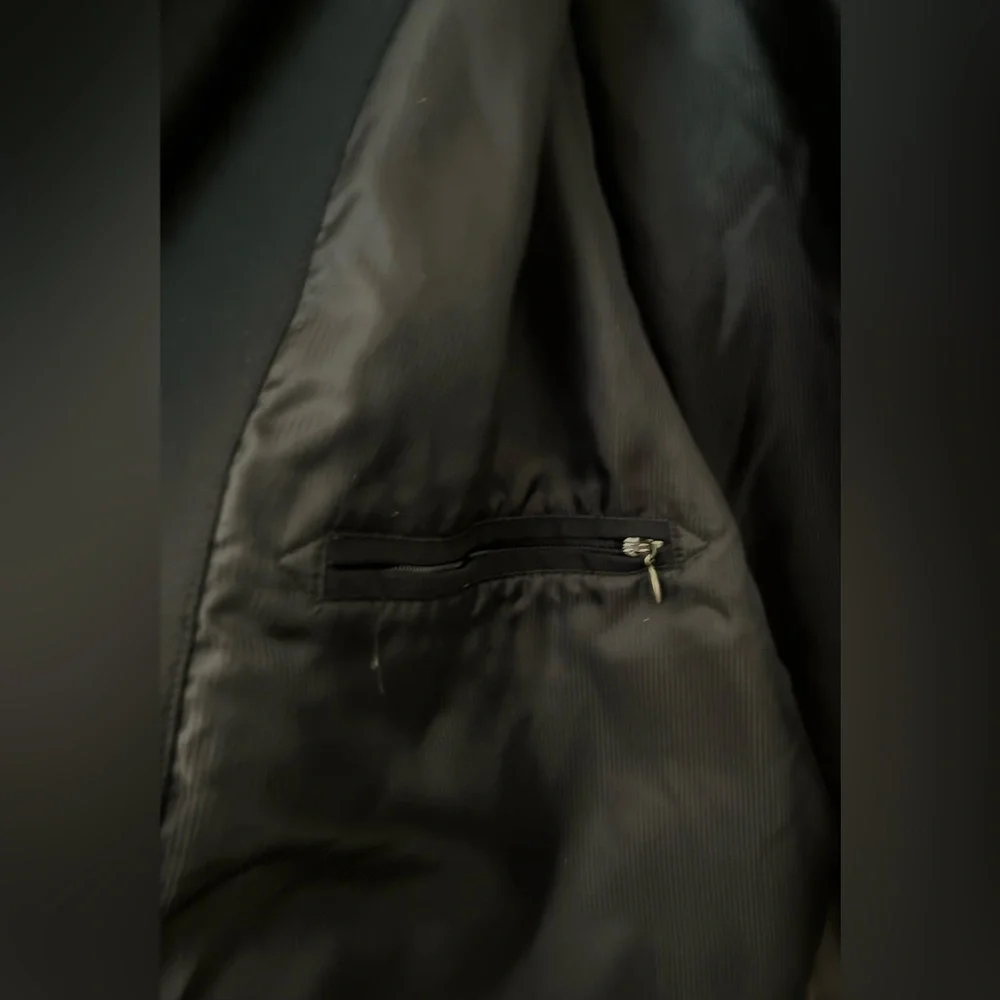 Newport Harbor Sport Men’s Black Lightweight Full-Zip Lined Jacket; Size XL